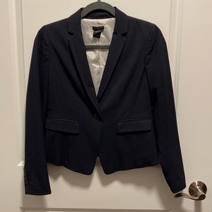 Ann Taylor Navy Blue Suit (Blazer, Pants, & Skirt)